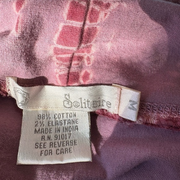 Solitaire Tie-Dye Skirt in Purple, Yellow, and Green size M - Picture 6 of 8